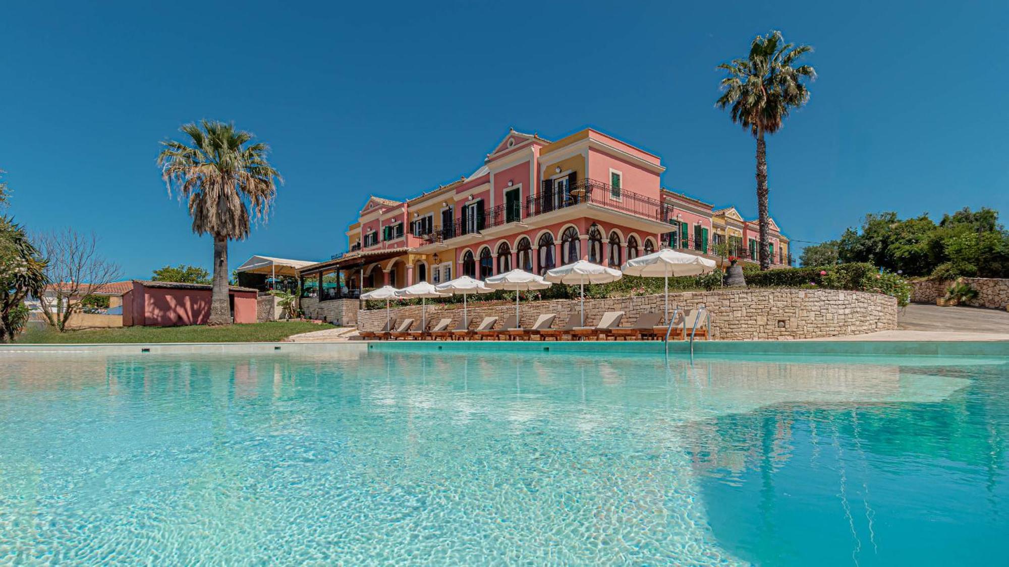 Ionian Arches Hotel Guviá Kültér fotó