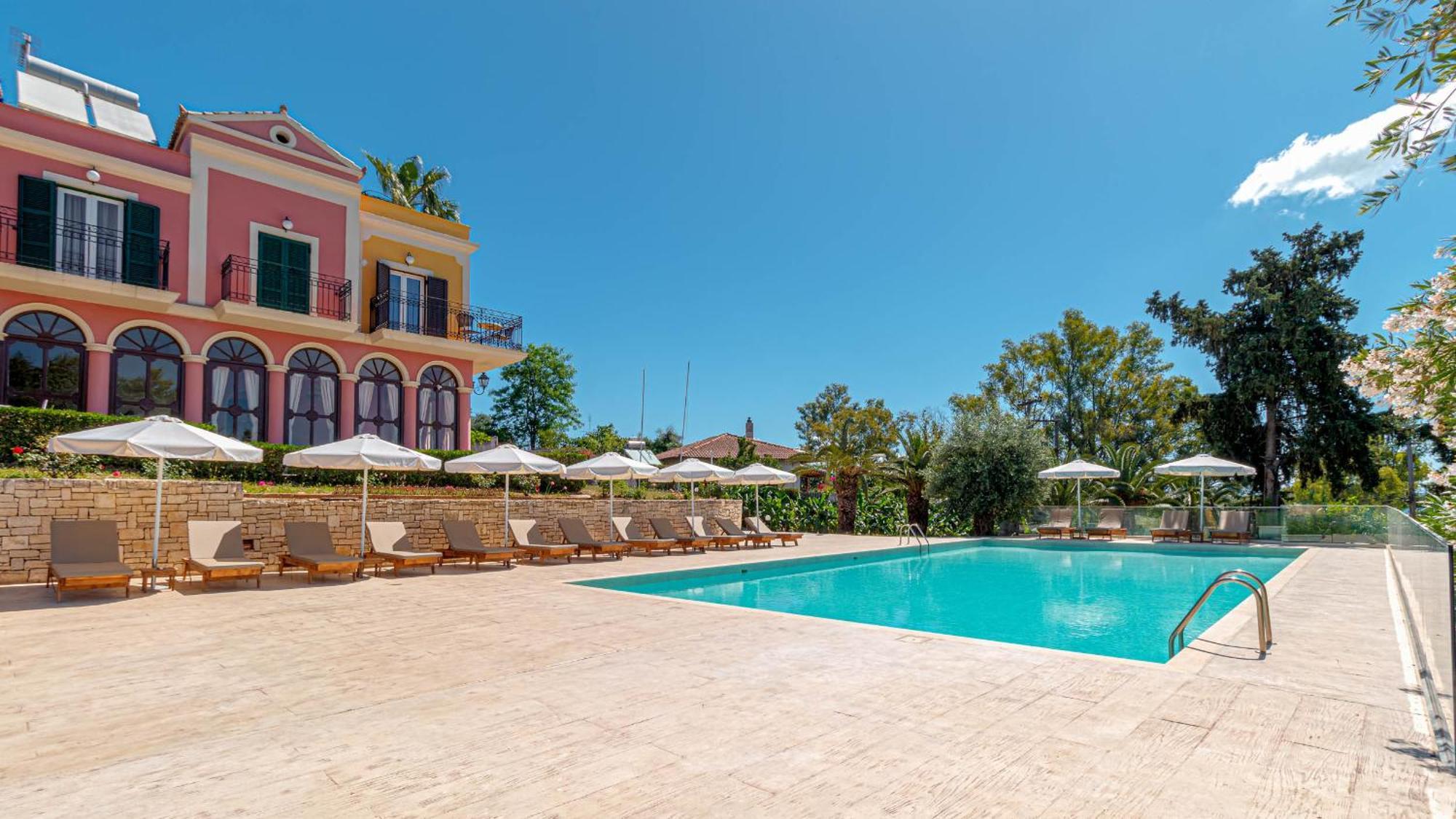 Ionian Arches Hotel Guviá Kültér fotó